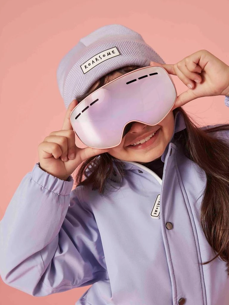 Roarsome Roarsome Kids Ski Goggles in Pink 3