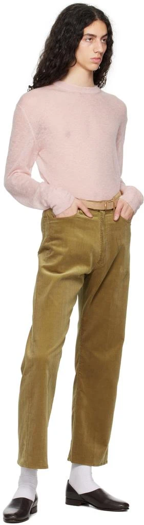 AURALEE Pink Crewneck Sweater 4