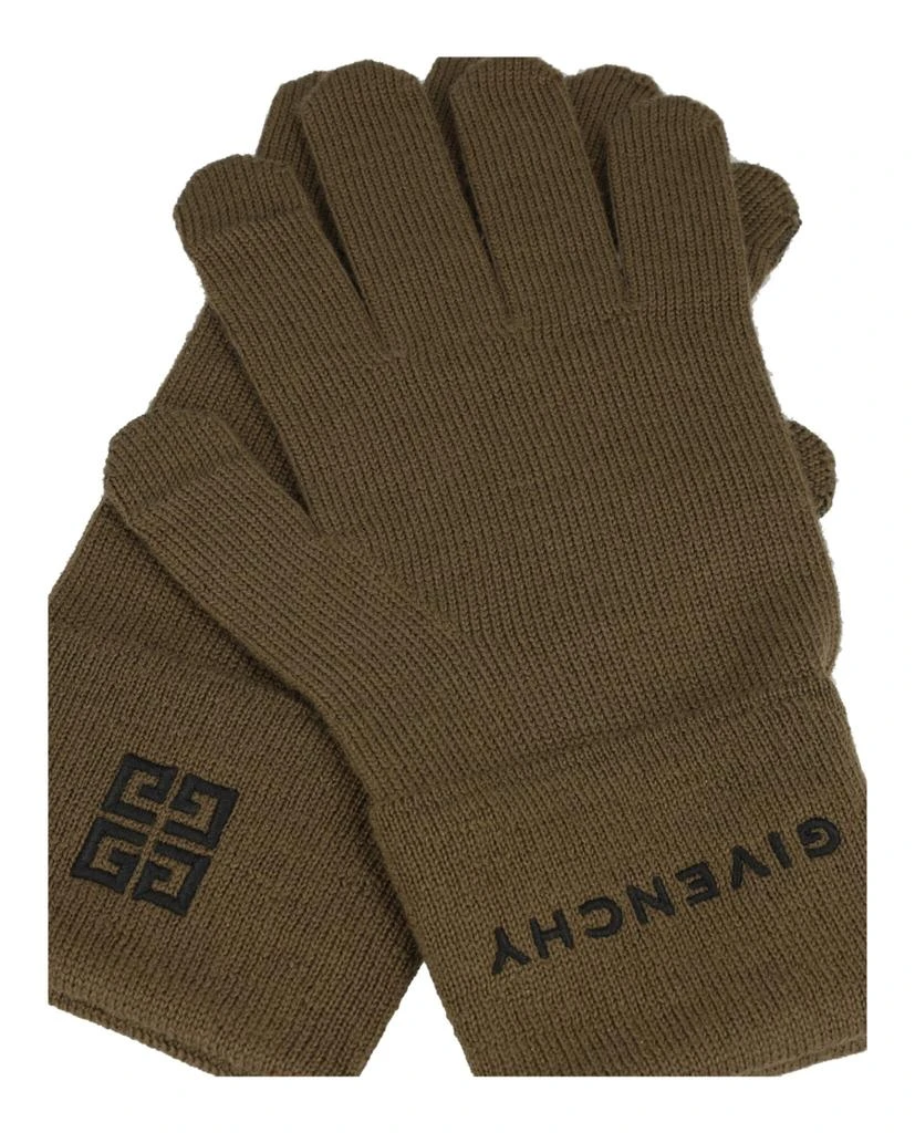 Givenchy Embroidered Logo Gloves 3