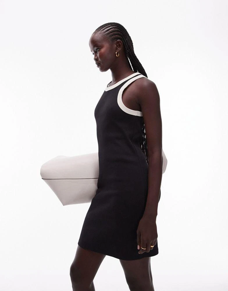Topshop racer mini dress with contrast edge in black and white On Sale Now with Up to 78% Off | Discover Exclusive Deals & Savings at BeyondStyle Authentic Topshop Home|women Topshop racer mini dress with contrast edge in black and white On Sale Now with Up to 78% Off | Discover Exclusive Deals & Savings at BeyondStyle Authentic Topshop Home|women