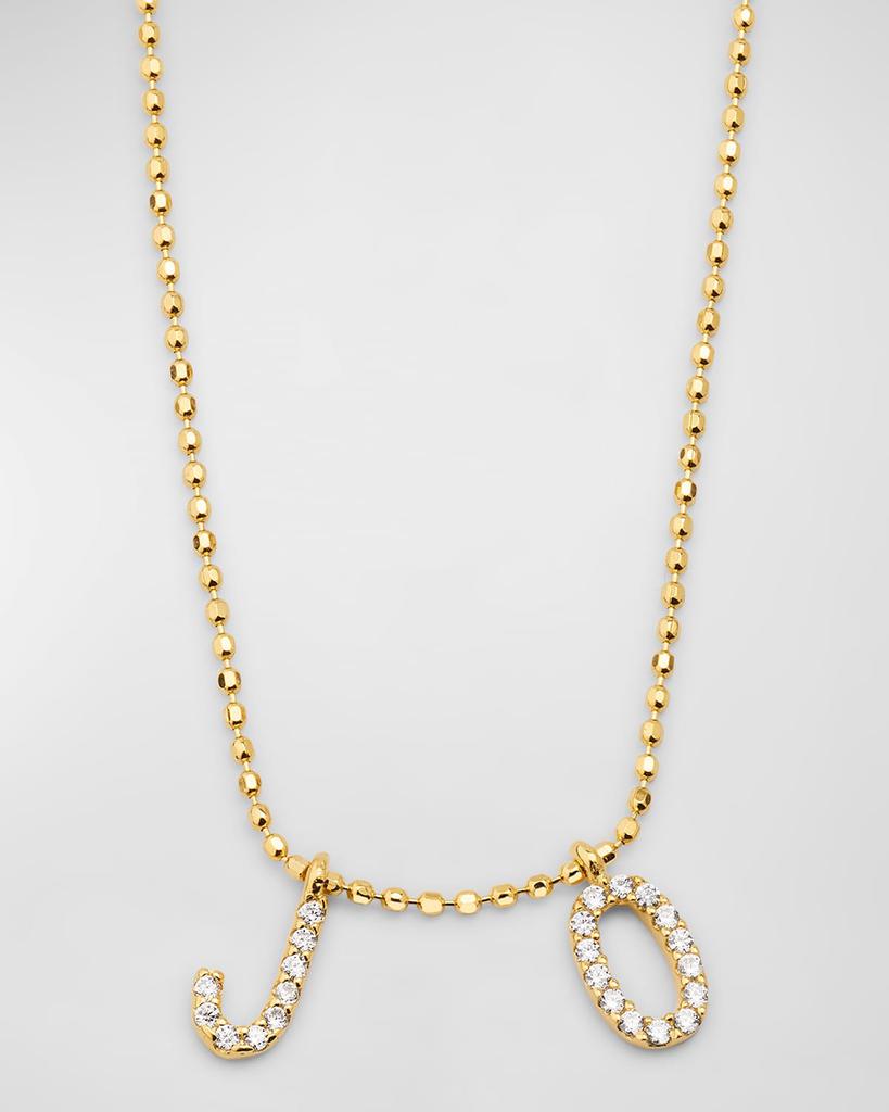 Tai 14K Gold-Plated Sterling Silver 2-Letter Personalized Necklace