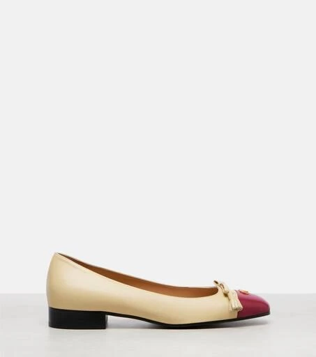 Valentino Valet Du Roi VLogo leather ballet flats 4