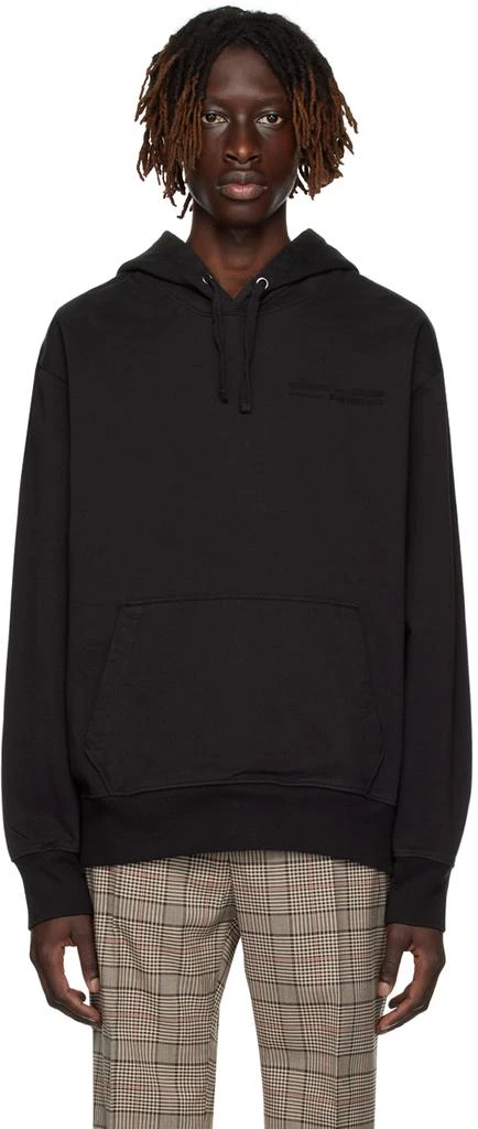 Saturdays NYC Black Ditch Fundamental Hoodie 1