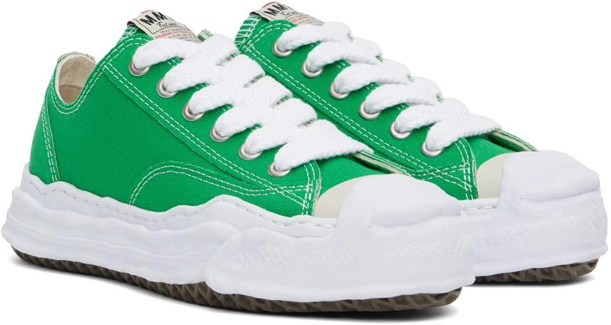 Maison MIHARA YASUHIRO Green Hank OG Sole Canvas Low-Top Sneakers 4