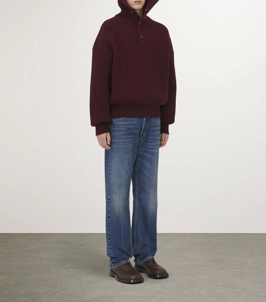 Alexander McQueen Wool-Cashmere Funnel-Neck Sweater 3