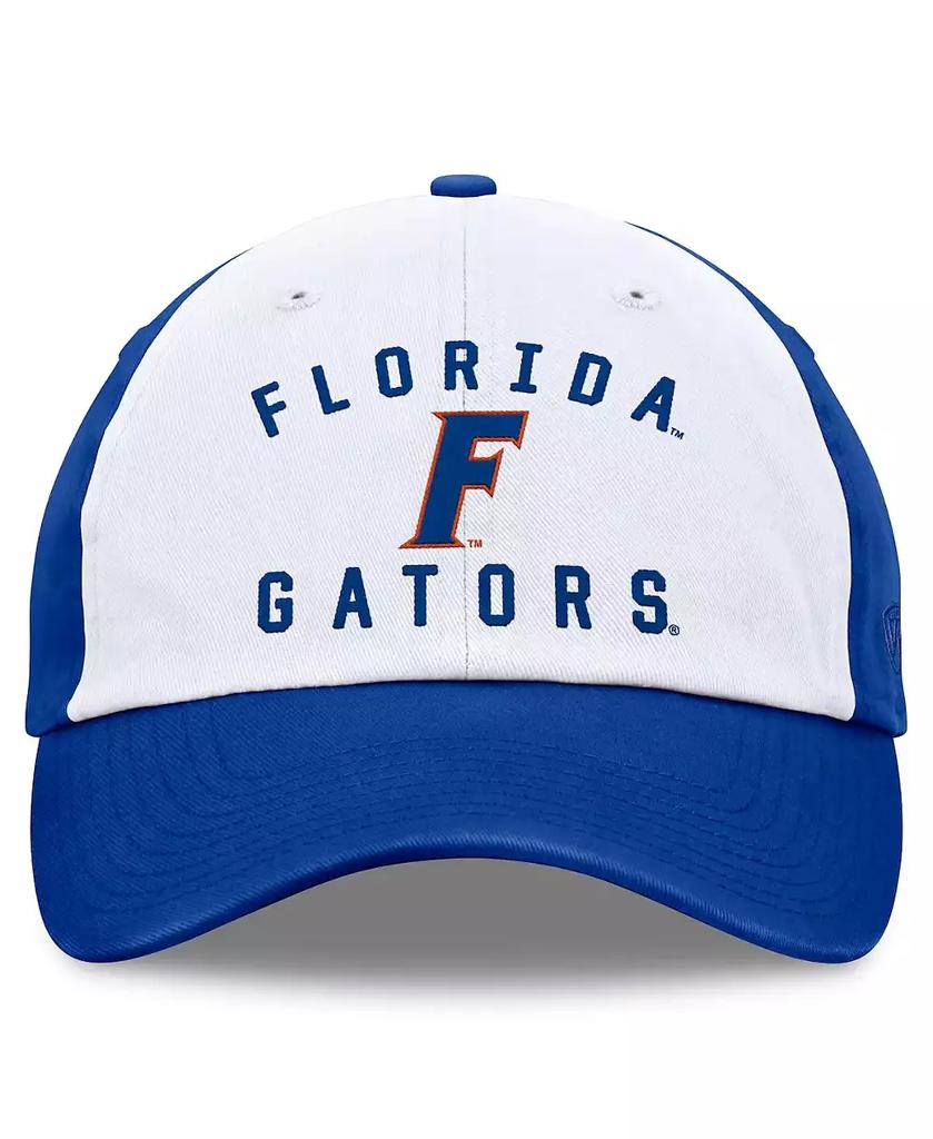 Top of the World Men's White/Royal Florida Gators Heritage Weston Adjustable Hat