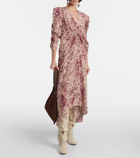 Isabel Marant Soksa embroidered suede knee-high boots 3