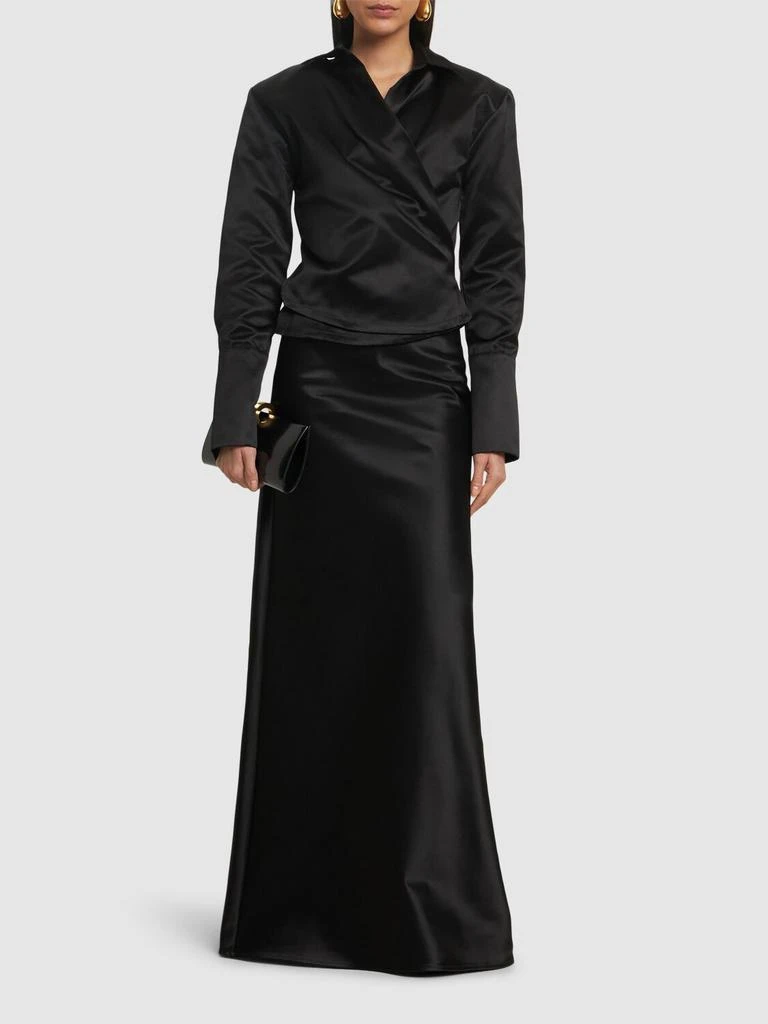 BETTTER Astor Boxy Satin Shirt 1