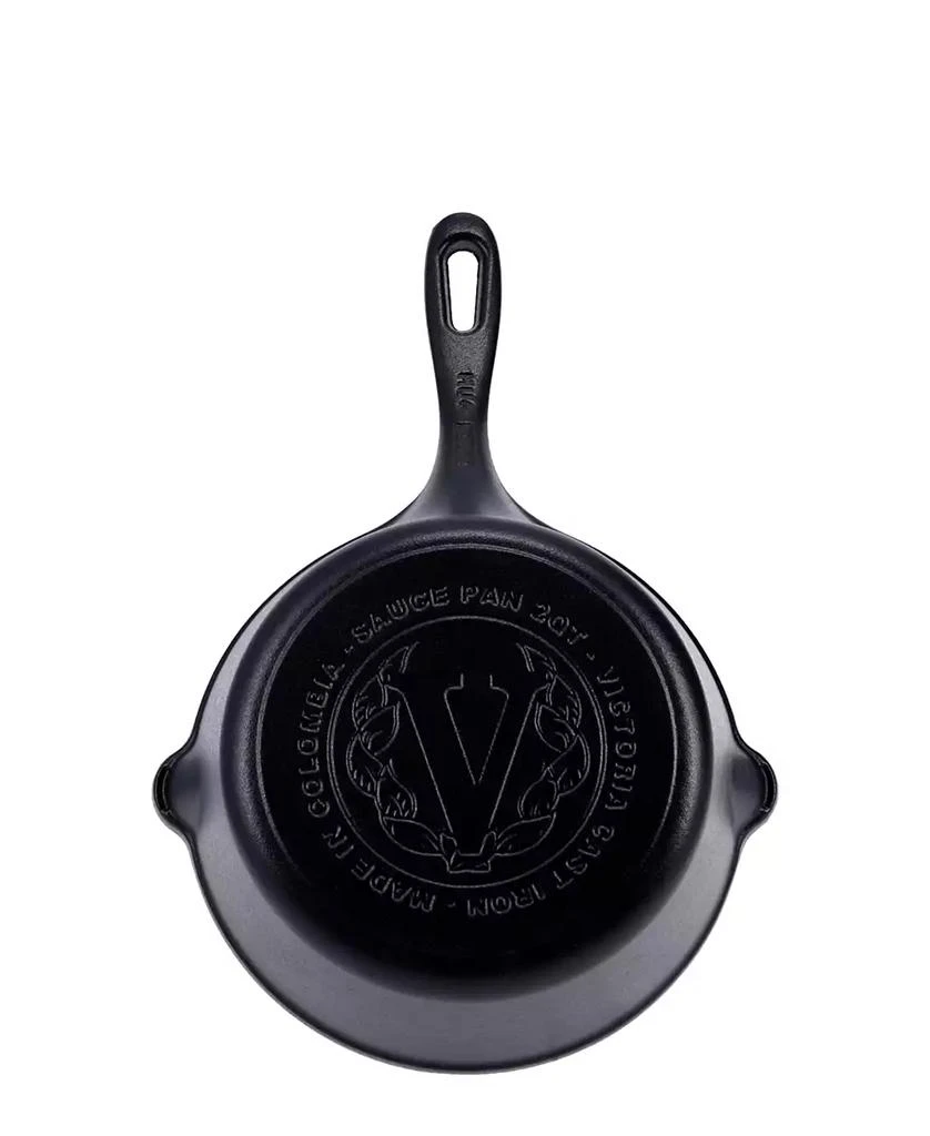 Victoria Saucepan 2QT, Seasoned 3