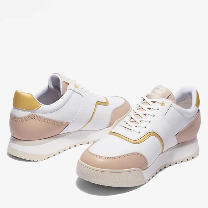Timberland Miami Coast Leather Trainer for Women in White 5