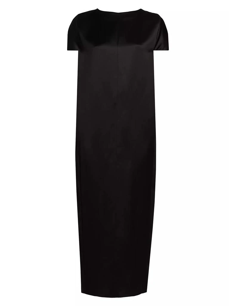 Khaite Webster Satin Shift Dress 1