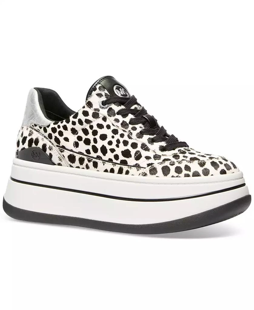 Michael Kors Women's Hayes Empire Logo Lace-Up Platform Sneakers 1
