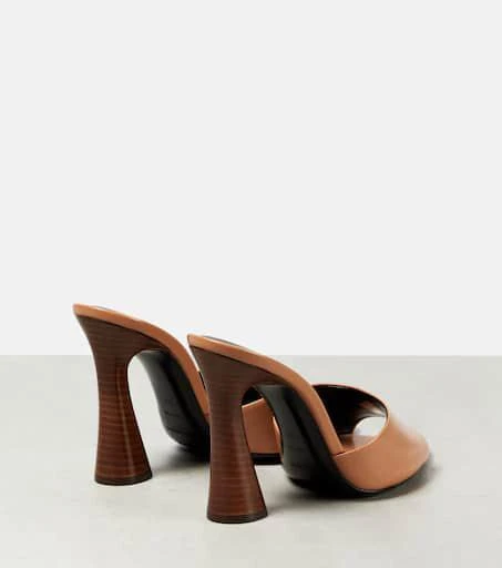 Yves Saint Laurent Suite 105 leather mules 3
