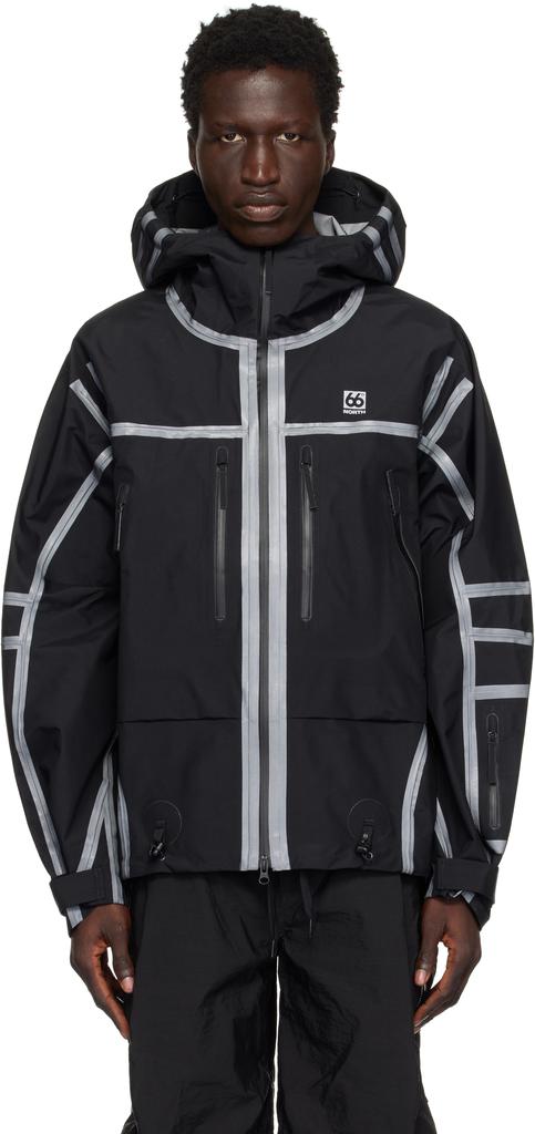66 North Black Ægisíða Shell Jacket