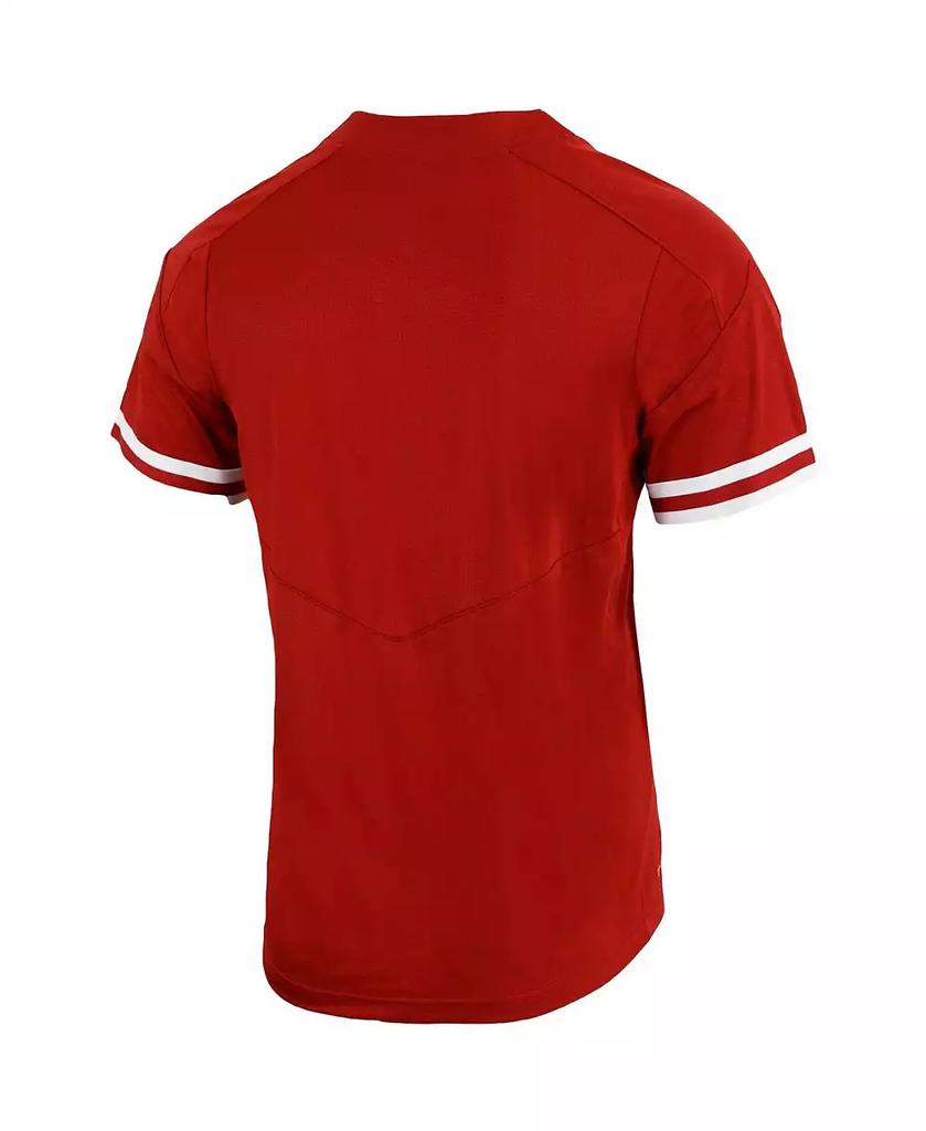 NIKE Men's Crimson Washington State Cougars Replica Vapor Elite Two-Button Baseball Jersey