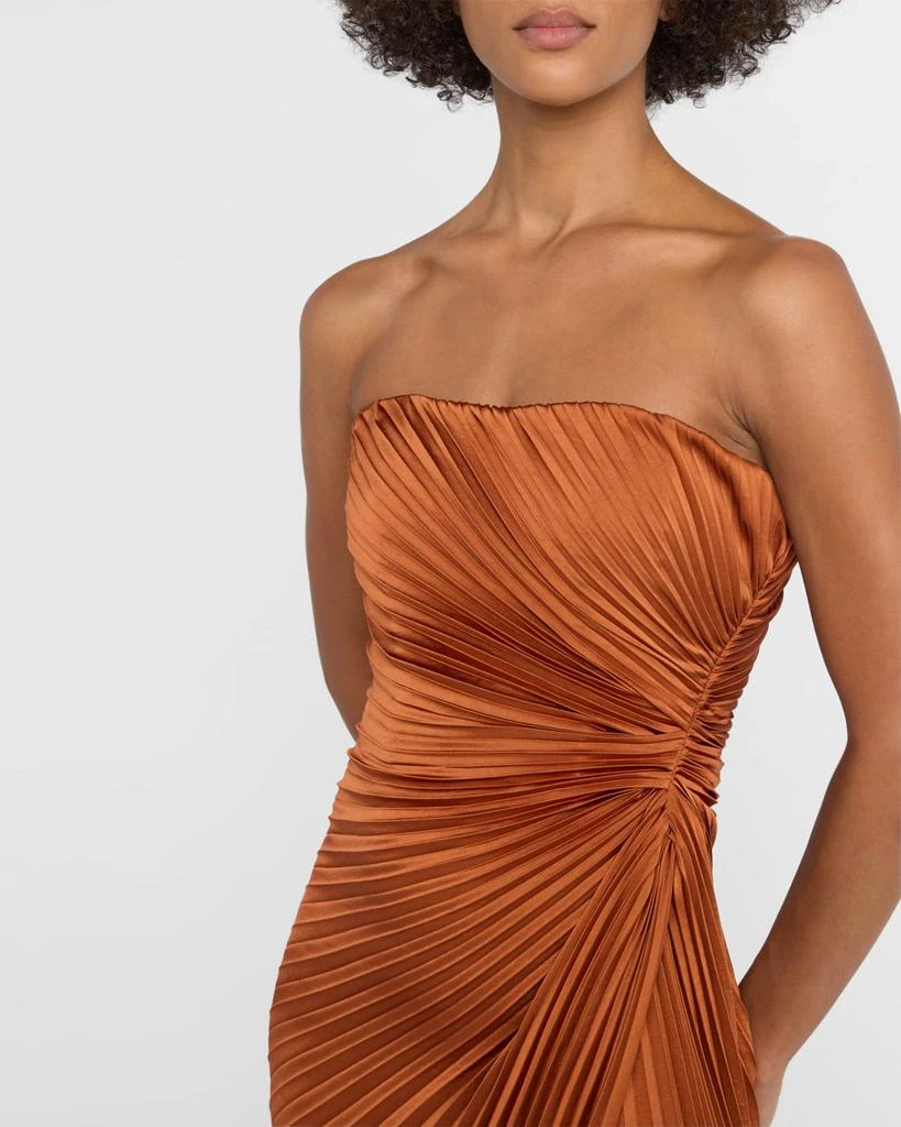 A.L.C. Layla Pleated Strapless Gown 6