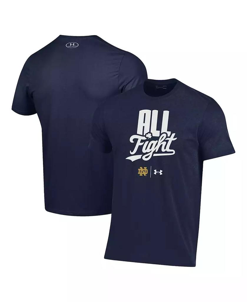 Under Armour Men's Navy Notre Dame Fighting Irish All Fight T-shirt