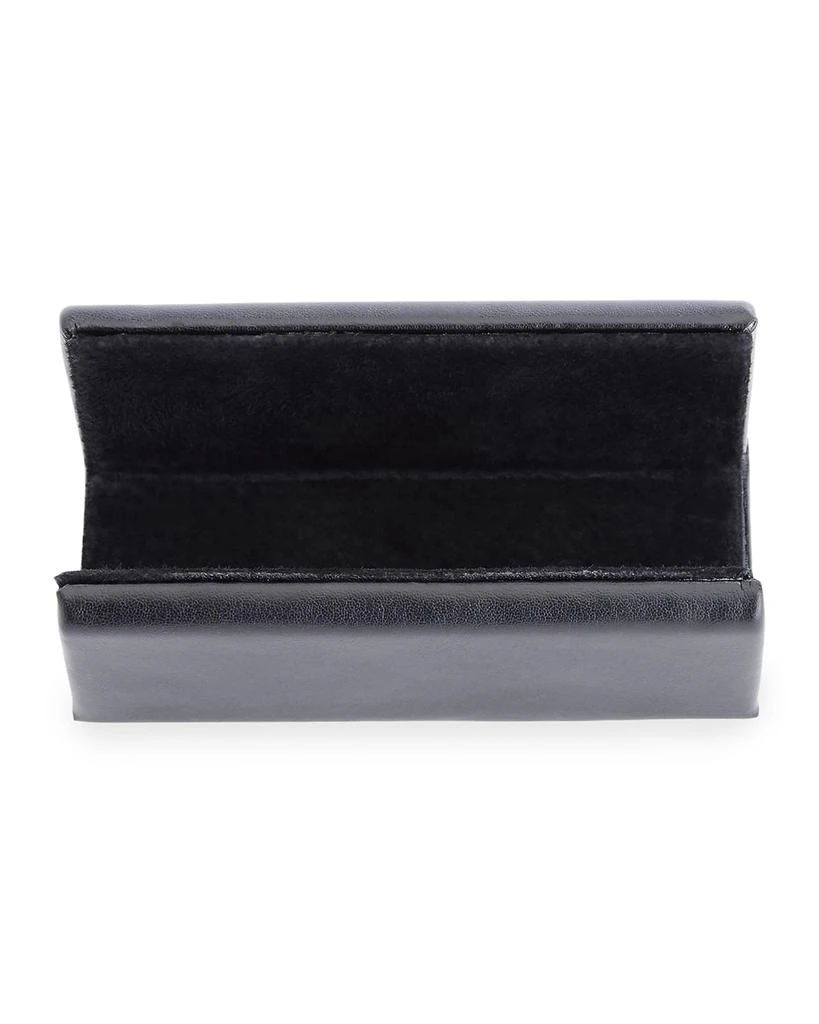 ROYCE New York Personalized Leather Business Card Display Holder 5