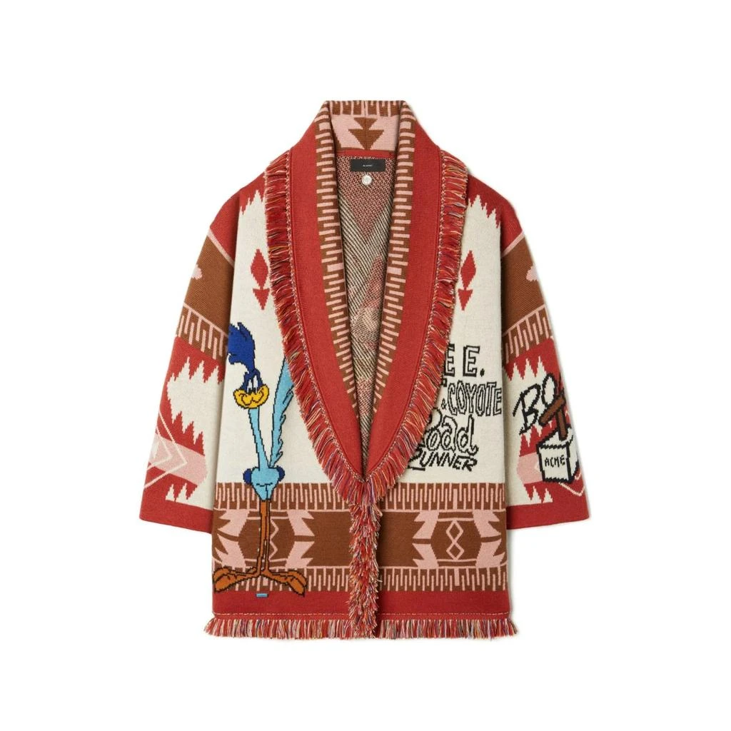 Alanui Alanui x looney tunes icon jacquard cardigan 1