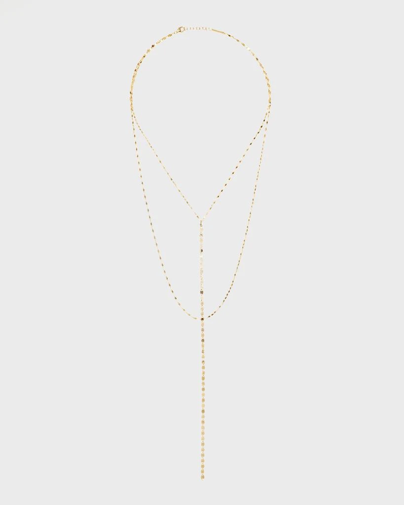 LANA Nude Blake Chain Drop Necklace