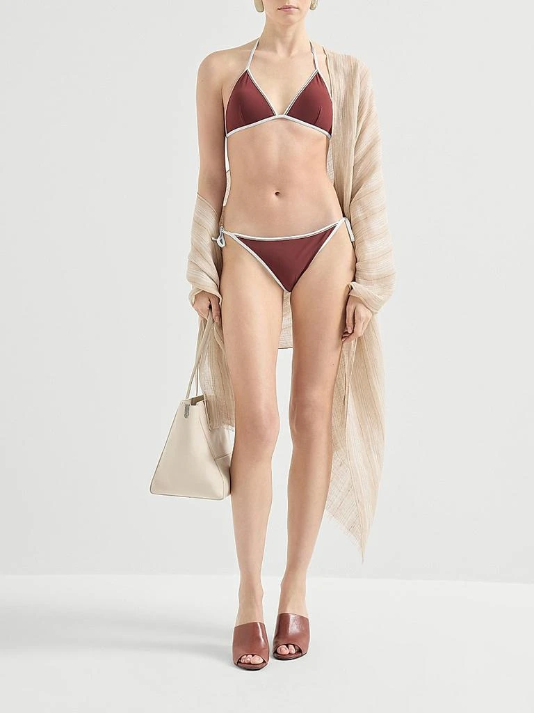 Brunello Cucinelli Techno Jersey Bikini Top 5