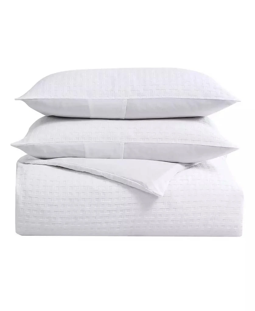 Tommy Bahama CLOSEOUT! Basketweave Solid Cotton and Polyster fill 4 Piece Comforter Set 5