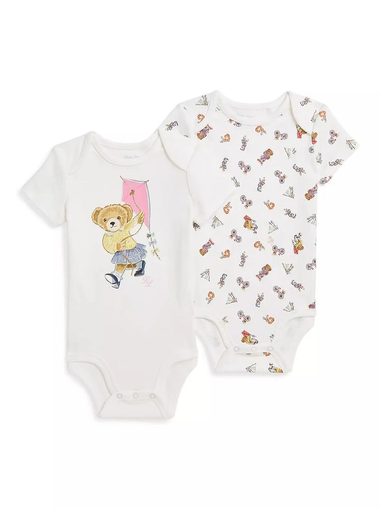 Ralph Lauren Baby's Polo Bear Bodysuit Set 1