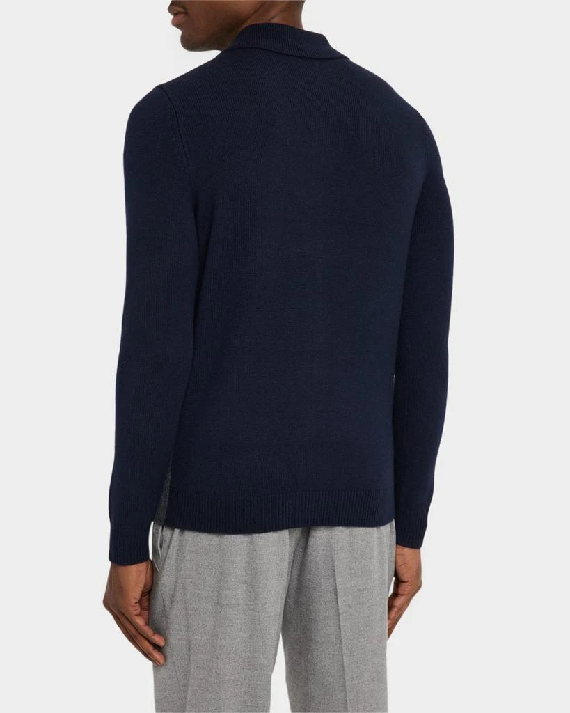 REISS Men's Tennant Colorblock Zip Sweater 3