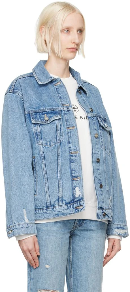 ANINE BING Blue Rory Denim Jacket 2