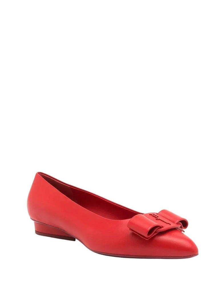 Salvatore Ferragamo Women
s Viva Ballerina Shoes In Red 1