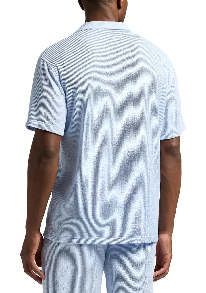 Ralph Lauren Knit Seersucker Pajama Shirt 2