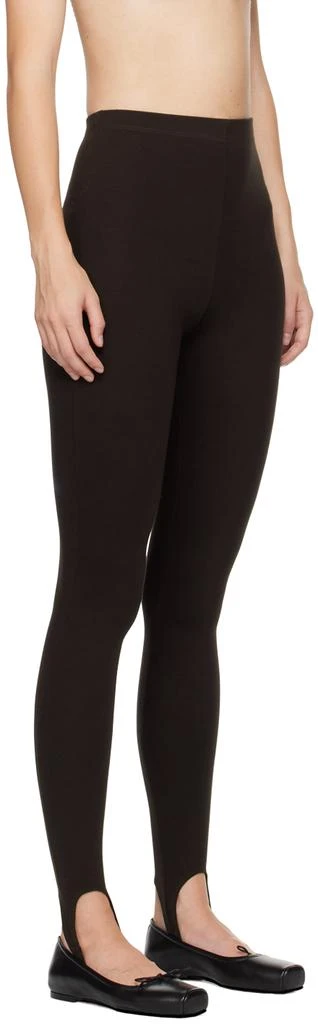 LESET Brown Rio Stirrup Leggings 2