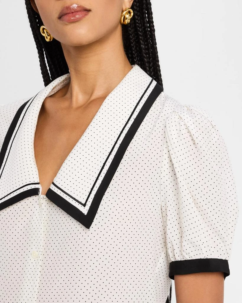 FRAME ​The Polka Dot Sailor Blouse 6