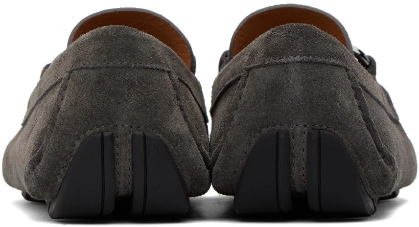 Salvatore Ferragamo Gray Driver Loafers 2
