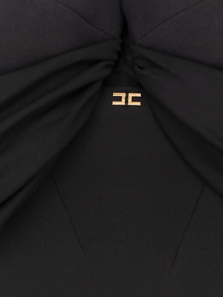 ELISABETTA FRANCHI Elisabetta Franchi Corset Red Carpet Crepe Jersey Dress 3