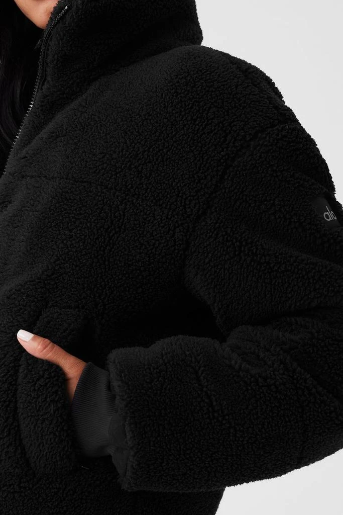 Alo Sherpa Snow Angel Puffer - Black 4