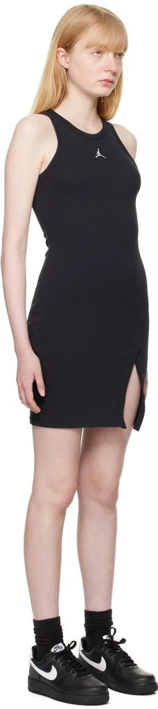 Jordan Black Embroidered Minidress 2