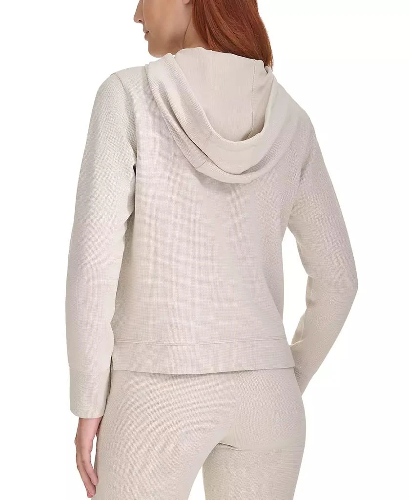 Calvin Klein Performance Women's Waffle-Knit Pullover Hoodie 2
