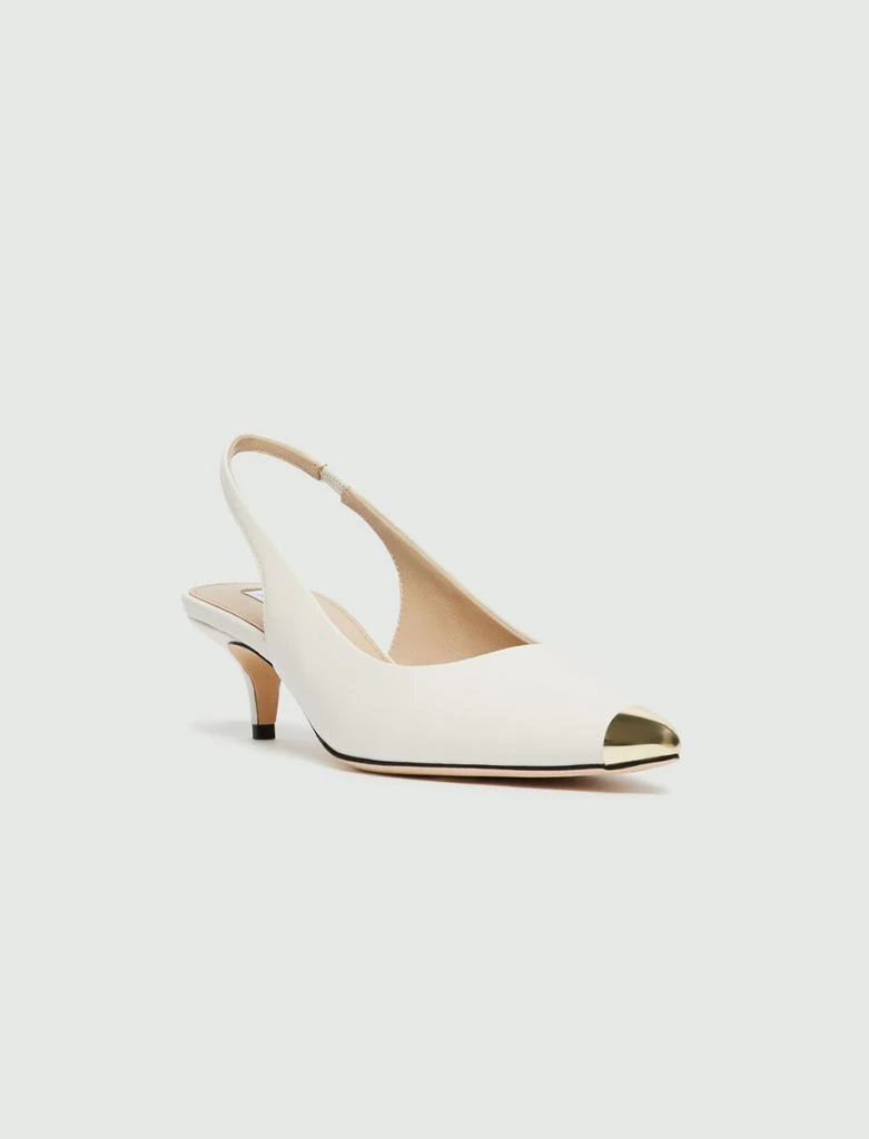 Marella Metal-toe slingbacks 4