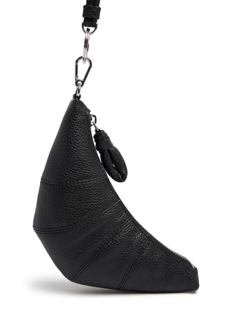 LEMAIRE Croissant Grain Leather Coin Purse