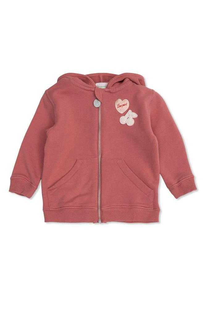 Bonpoint Bonpoint	Cherry Detailed Zipped Hoodie
