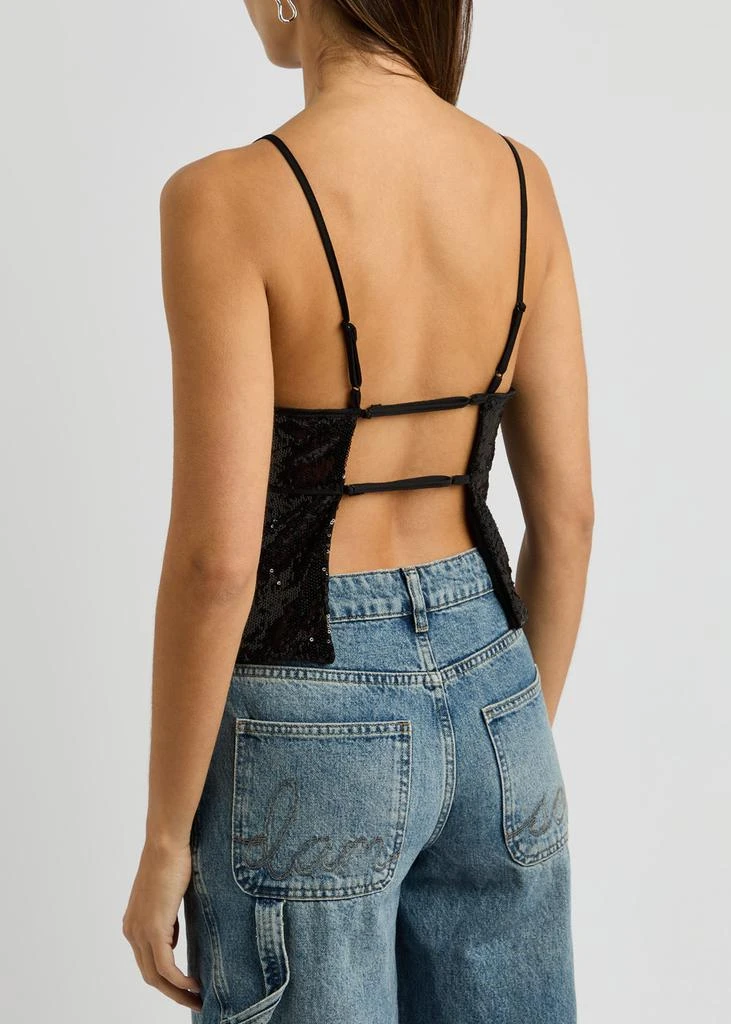 Free People James open-back sequin top 3