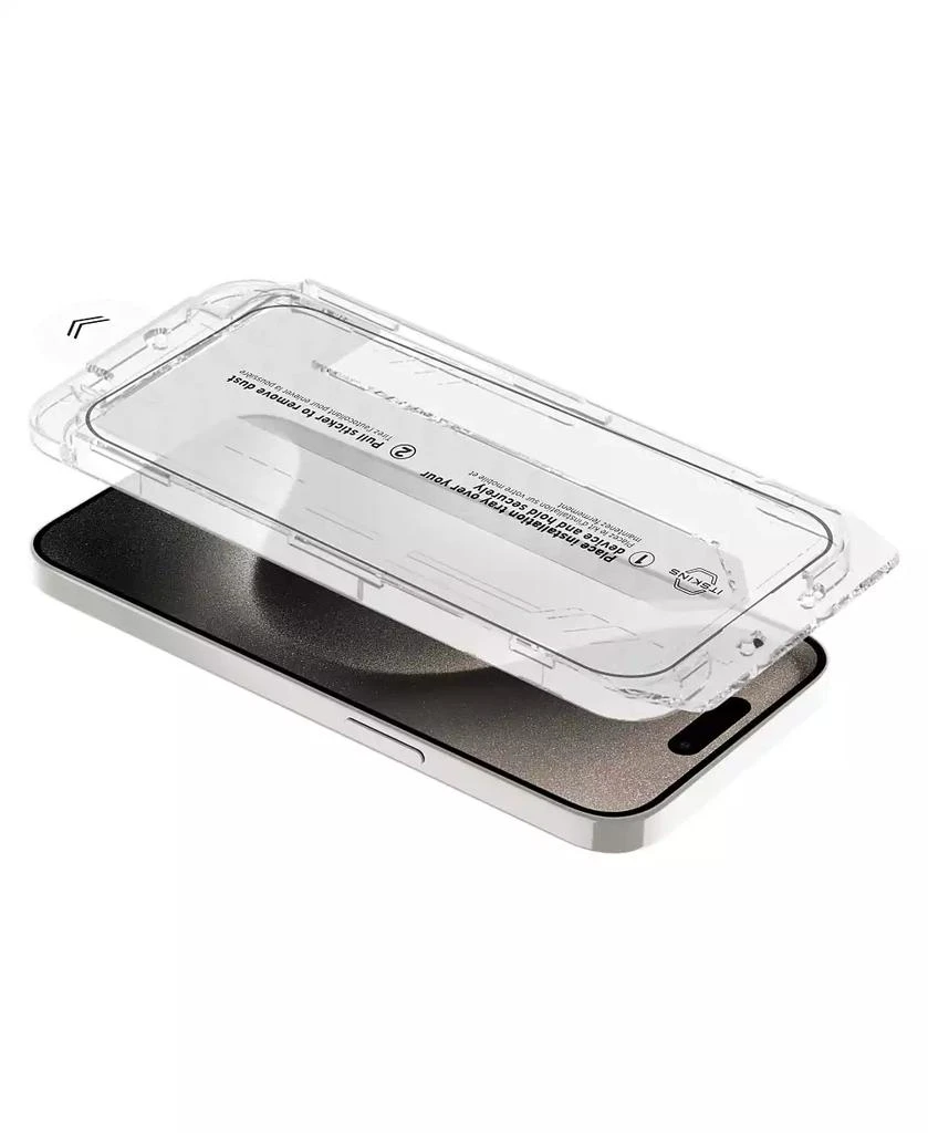 ITSkins Supreme Glass Screen Protector for Apple iPhone 16 / iPhone 15 2