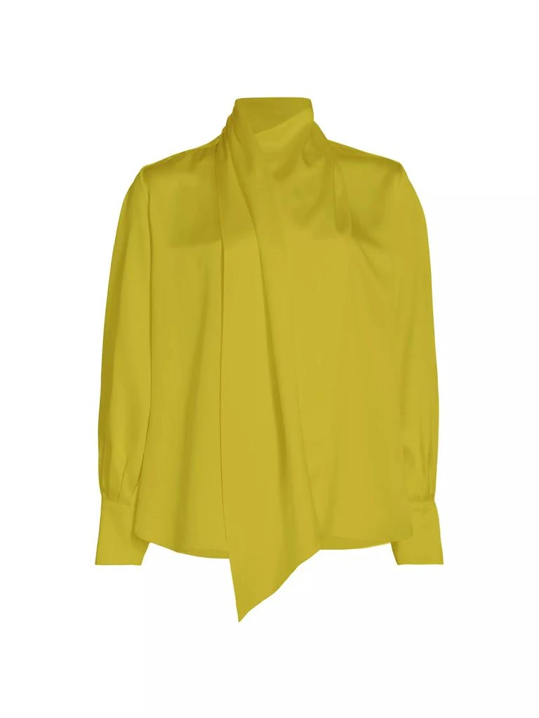 Adam Lippes Foulard Silk Charmeuse Blouse 1