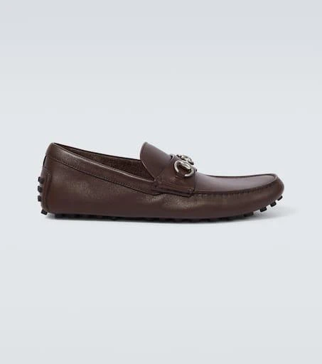 Gucci Horsebit leather driving shoes 1