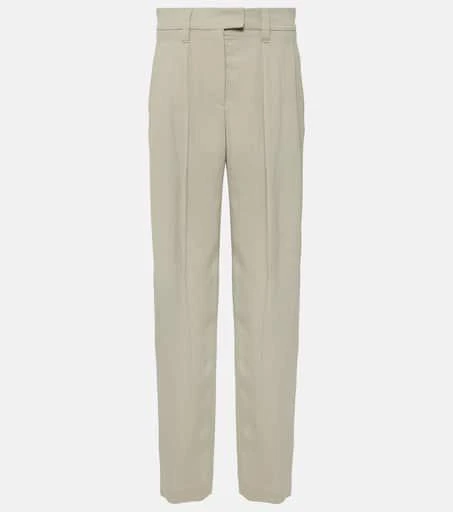 Brunello Cucinelli Twill wide-leg pants 1
