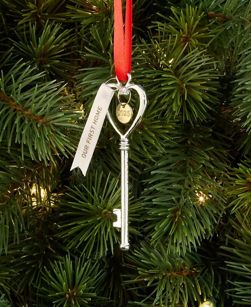 Holiday Lane Our First Home 2025 Heart Key Ornament, Macy
s Exclusive 5