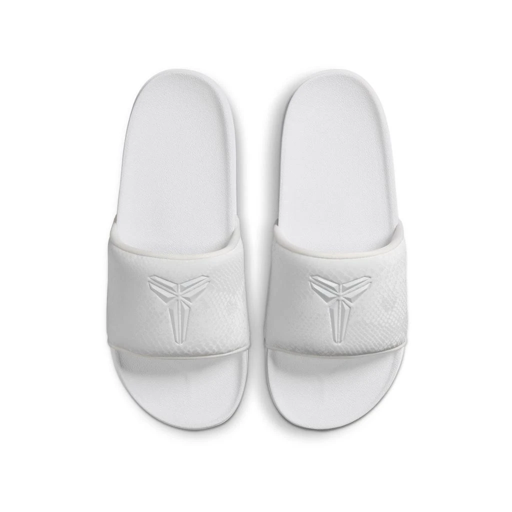 NIKE MENS KOBE OFFCOURT SLIDES_WHITE/WHITE 2