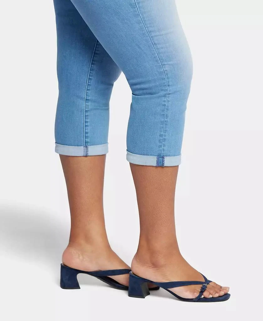 NYDJ Plus Size Chloe Skinny Capri Jeans 4