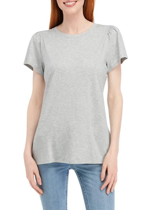 Crown & Ivy™ Ivy Womens Short Puff Sleeve T Shirt 1